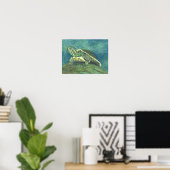 Red-Eared Slider Poster (Thuiskantoor)