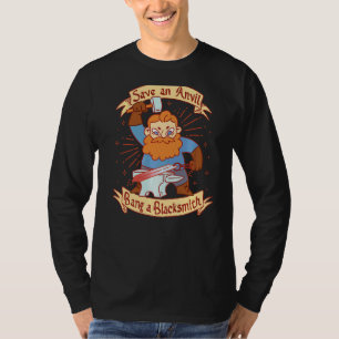 Red een aambeeld knal Een smid smid 1 T-shirt