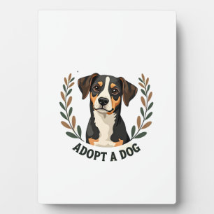 Red een Leven Adopteer een Hond Vintage Reddingsho Fotoplaat