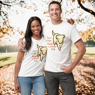 Red een Leven, Kies een Asielhond - T-shirt voor h