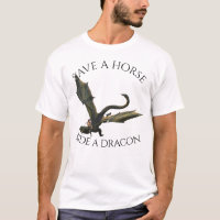 Red een paard Ride een Dragon Woman Rider