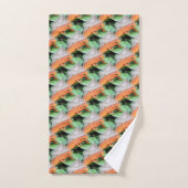 Red Eft Oranje Salamander Animal Pattern Bad Handdoek (Handdoek)