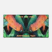 Red Eft Salamander Raindrop on Eye Personated Bureaumat (Voorkant)