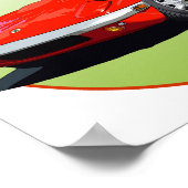 Red Elan S4 Poster (Hoek)