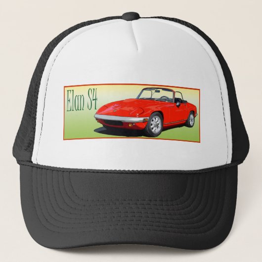 Red Elan S4 Trucker Pet (Voorkant)
