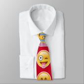 red emoji cravate (Attaché)