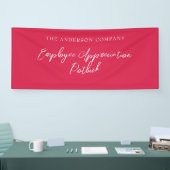 Red Employee Appreciation Event Spandoek (Beurs)