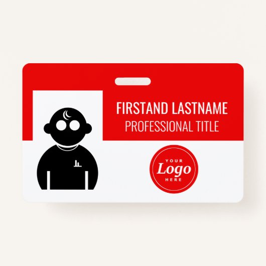 Red Employee Badge (Voorkant)