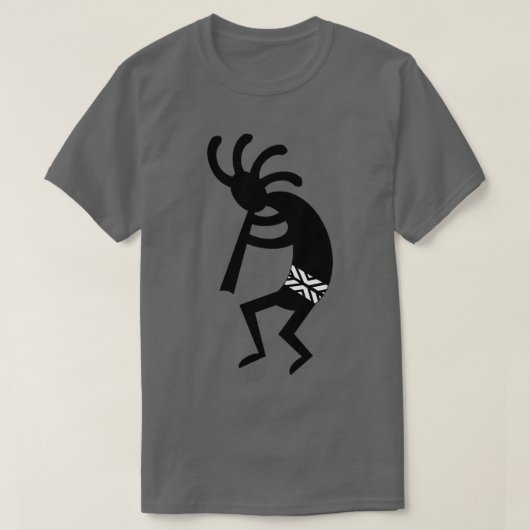 Red en Black Kokopelli T-shirt (Design voorkant)