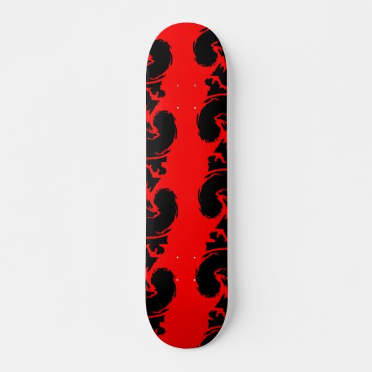 RED en BLACK Skateboard (Voorkant)