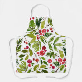 Red en Green Apron Schort (Voorkant)
