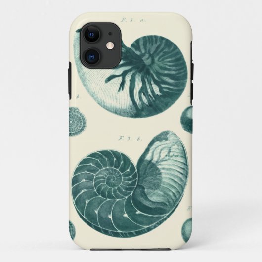 Red en Green Seashell Art Case-Mate iPhone Case (Achterkant)