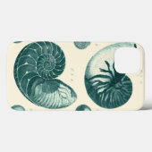Red en Green Seashell Art Case-Mate iPhone Case (Achterkant (horizontaal))