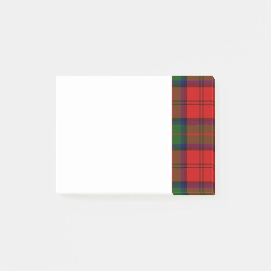 Red en Green Tartan van Clan MacDuff Post-it® Notes (Voorkant)