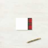 Red en Green Tartan van Clan MacDuff Post-it® Notes (Op bureau)