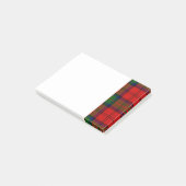 Red en Green Tartan van Clan MacDuff Post-it® Notes (Schuin)