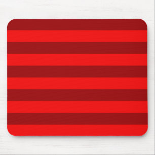 Red en Maroon Stripes Design Muismat