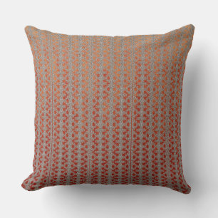 Red en Oranje Ombre Pattern Kussen