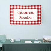 Red- en White Buffalo Check Reunion Party Spandoek (Beurs)