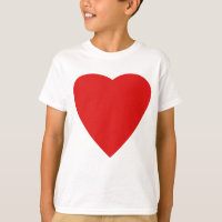 Red en White Love Heart Design.