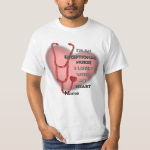 Red Exceptional Nurse T-shirt