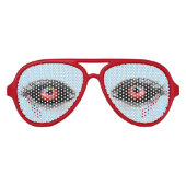 "Red Eye" Aviator Zonnebril (Voorkant)