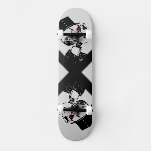 Red Eye Preacher Skeleton Schaats Board Skateboard (Voorkant)
