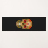 Red Eyed Sugar Skull Zombie Yogamat (Voorkant (horizontaal))