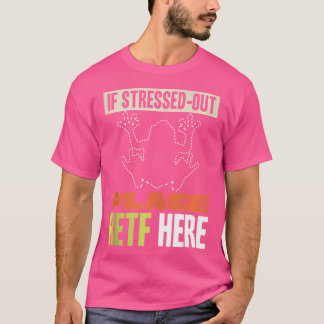 Red Eyed Tree Frog Amfibieën plaatsen hier RETF T-shirt