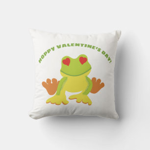 Red Eyed Tree Frog Hoppy Valentijnsdag Kussen