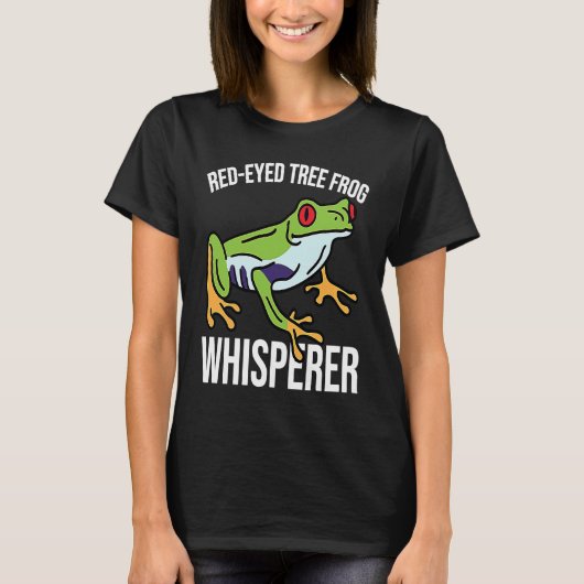 Red Eyed Tree Frog Whisperer T-shirt (Voorkant)