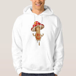 Red Eyes Cute Mushroom Hooed Sweatshirt