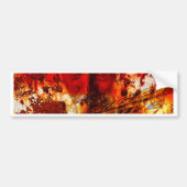 Red Face Graffiti Bumpersticker (Voorkant)