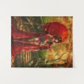 Red Fairy Tapestry Wandkleed (Voorkant (horizontaal))