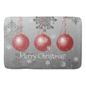 Red Fancy kerstsieraad Bath Mat (Voorkant)