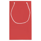 Red Fancy Ornamental Gift Bag Klein Cadeauzakje (Achterkant)