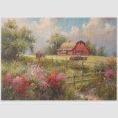 Red Farmhouse Tissuepapier (Voorkant)