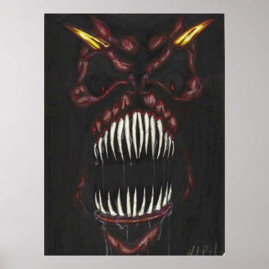 Red Fear Poster (Voorkant)