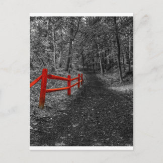 Red Fence Briefkaart