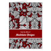 Red Fern Wood Professional Business Blank (Devant)