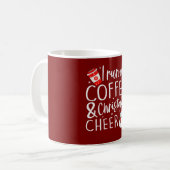 Red festive coffee Christmas quote mug (Devant gauche)