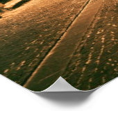 Red Fiat 500 Poster, cinquecento, Italië Poster (Hoek)