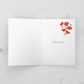 Red Field Poppies obtenir bien Kidney carte de chi (Intérieur)