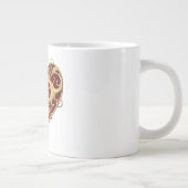 Red Filigree Heart Mok (Rechts)