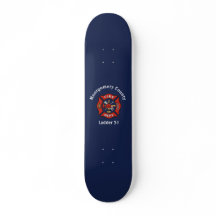 Red Fire Department Logo Custom