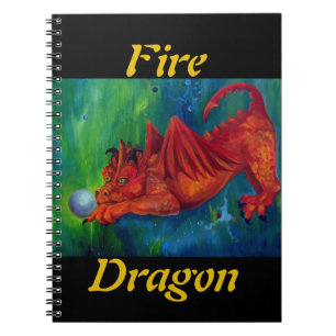 Red Fire Dragon Notitieboek