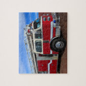 Red Fire Engine Legpuzzel (Verticaal)