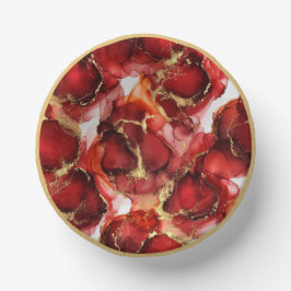 Red Fire Pattern Papieren Kommen