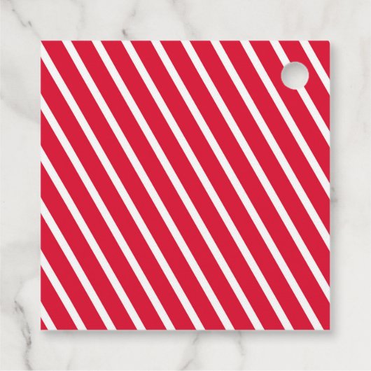  Red Fire Truck Bedankjes Labels (Achterkant)