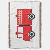 Red Fire Truck Deken (Voorkant Verticaal)